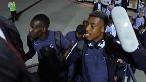 خوشحالی بازیکنان فرانسه بعد از برد آرژانتین