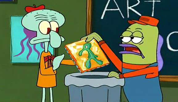 کارتون باب اسفنجی : فصل1 قسمت 50: هنرمند ناشناس