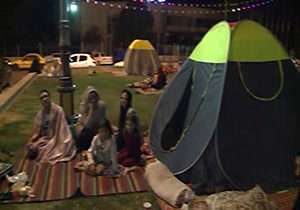 وضعیت مردم سیرچ کرمان پس از زمین لرزه 5.8 ریشتری