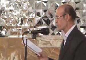 شعرخوانی در حرم مطهر امام رضا(ع) با حضور رهبر انقلاب