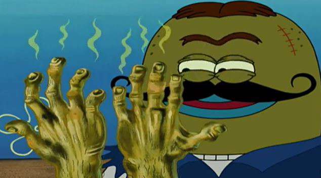 کارتون باب اسفنجی : فصل3 قسمت 31: ملاقات باب اسفنجی با استرانگلر