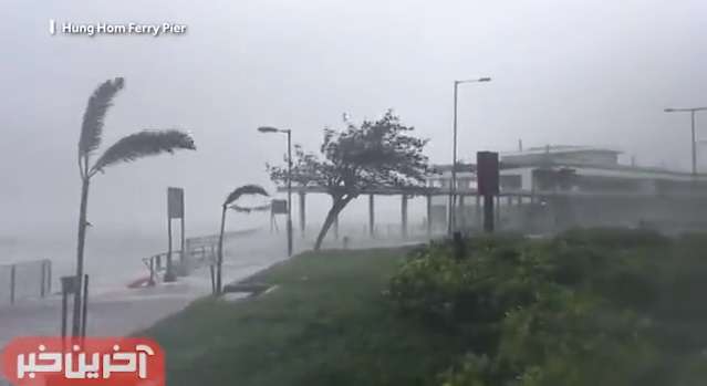 تصاویری از ابر طوفان مرگبار 'منگهوت'