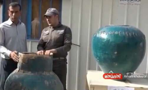 کشف دو عتیقه 700 ساله در گمرک بازرگان