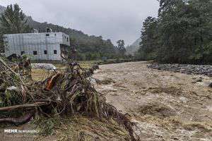 سیل وحشتناک در اسالم استان گیلان