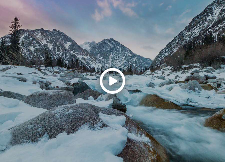 گردشی در سردترین فصل سال در قرقیزستان