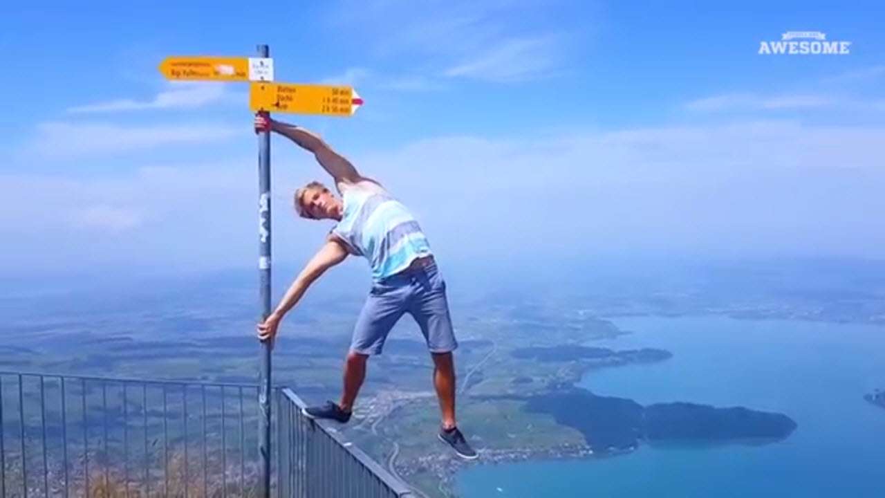 تماشایی ترین حرکات نمایشی و ورزشی