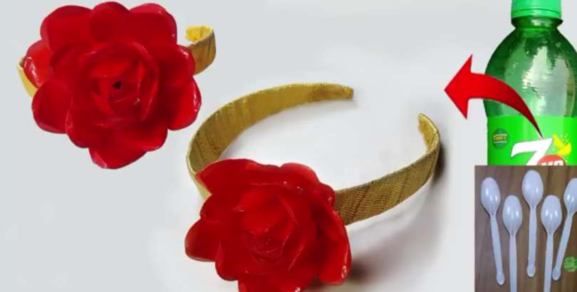 تلی زیبا با مواد دورریختنی