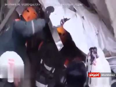 نجات معجزه آسای کودک ۱۱ ماهه از انفجار و آوار