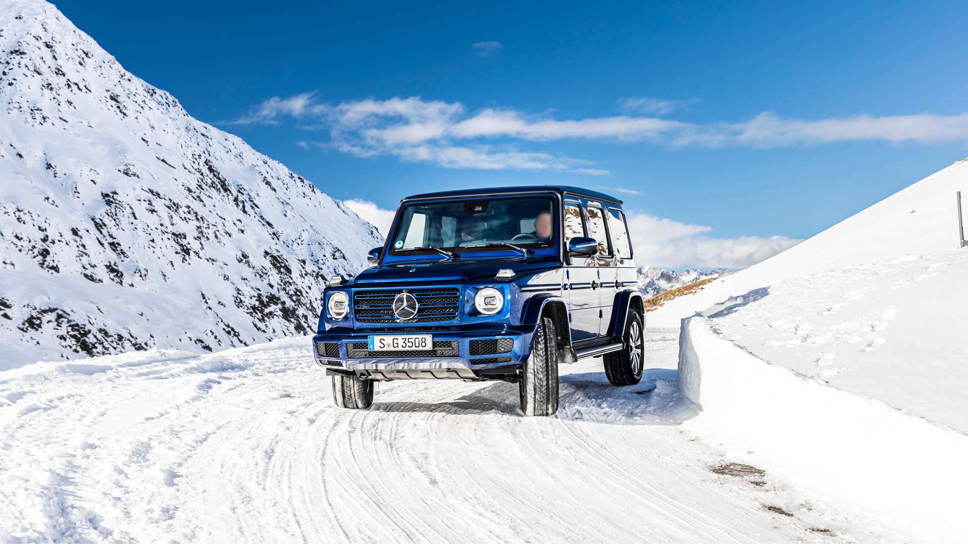 تست «مرسدس بنز G-Class» مدل 2019 در برف