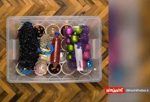 مرتب سازی وسایل جشن ها برای سال بعد