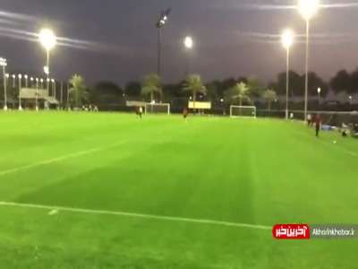 قلى‌زاده تماشاگر تمرین ملی‌پوشان