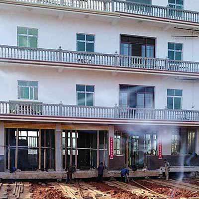 جابه جا کردن یک هتل قدیمی در چین