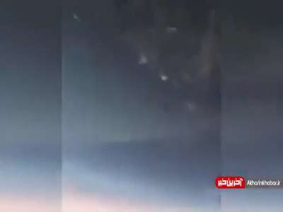 لحظه وحشتناک تصادف دو هواپیما در آسمان