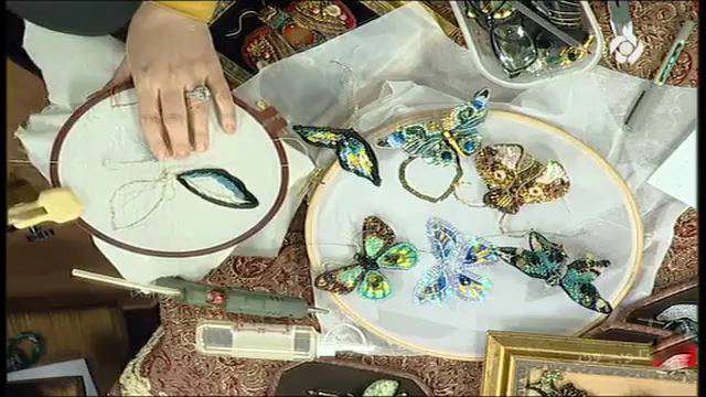 جواهر دوزی | گل یقه