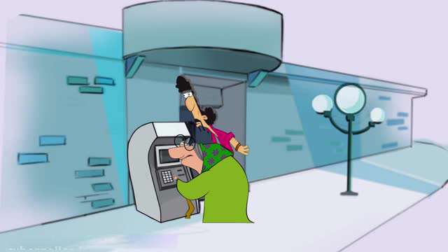 هنگام استفاده از عابر بانک مراقب باشیم