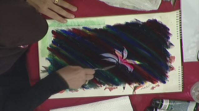 نقاشی با کاردک