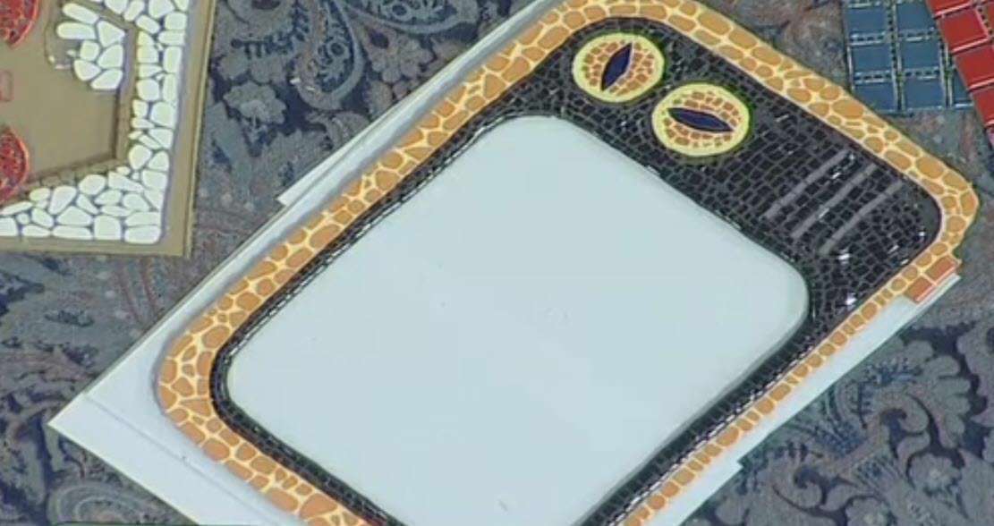 طراحی قاب کاشی