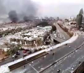 خرابی‌های گسترده انفجار مهیب بیروت