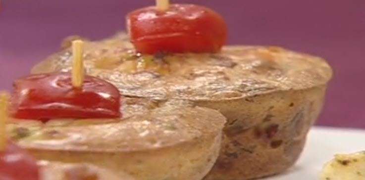 آموزش کیک فنجانی مرغ و بادمجان | خانم درویش