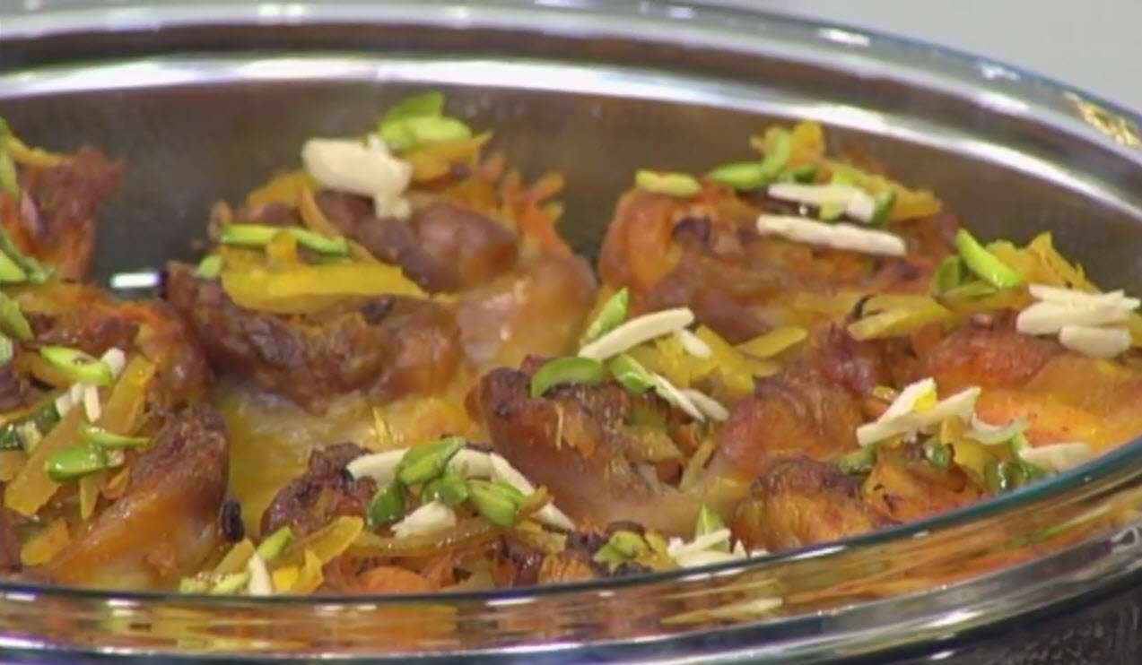 آموزش دلمه ران مرغ | خانم زهره شهریاری