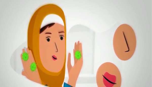 موشن گرافی راه‌های جلوگیری از انتقال ویروس کرونا