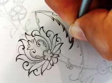 آموزش قلمگیری در اسلیمی | استاد مهدوی