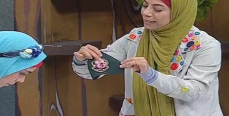 آموزش ساخت ماسک سه لایه پارچه ای در برنامه کودک ململ