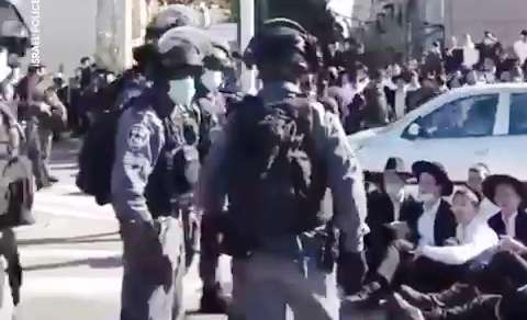 درگیری یهودیان ارتدوکس با پلیس رژیم صهیونیستی