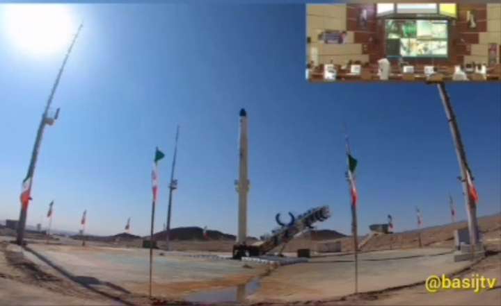 اولین فیلم از پرتاب ماهواره بر ایرانی ذوالجناح