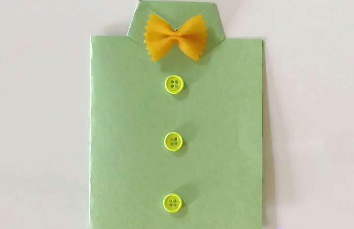 آموزش کارت پستال طرح پیراهن مردانه ویژه روز پدر