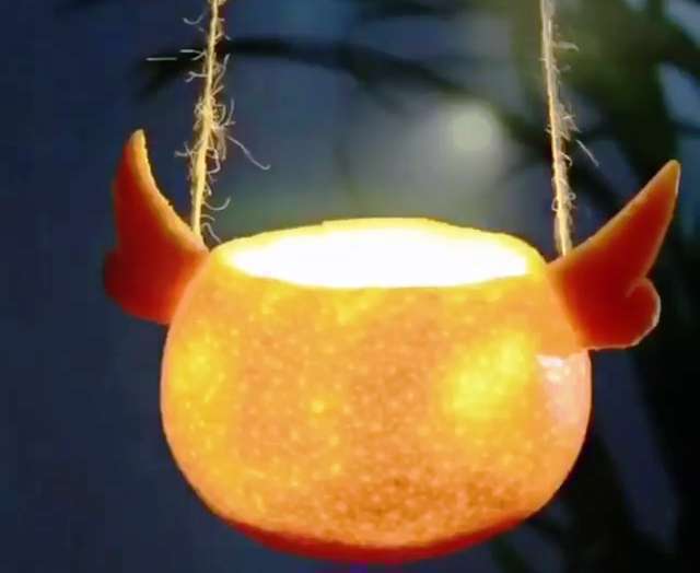 آموزش جاشمعی با پوست مرکبات