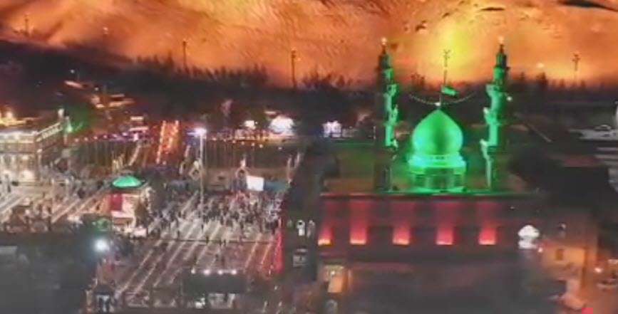 نیمه شعبان در جوار مزار سردار سلیمانی