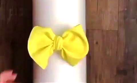 آموزش پاپیون بزرگ و درش پارچه ای