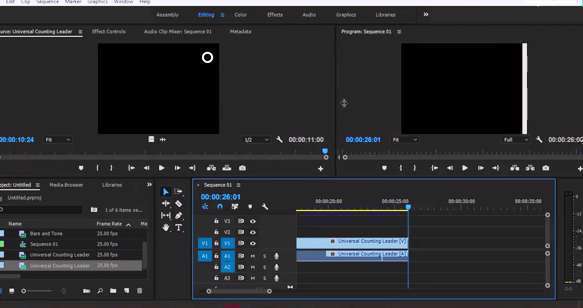 آموزش نرم افزار ادوب پریمیر، لود کردن فیلم و ادیت صدا  Adobe Premiere 2018