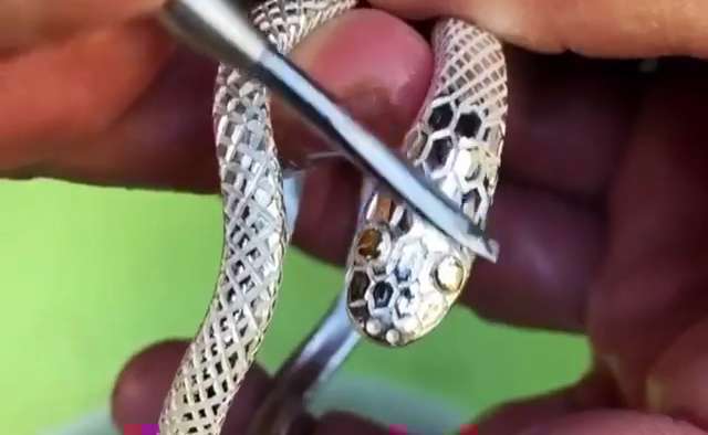 آموزش دستبند نقره شیک