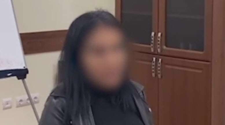 لحظه دستگیری سحر همسر میلاد حاتمی در اوکراین