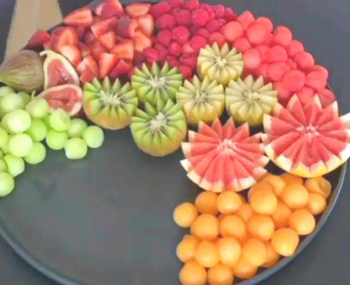 کلیپ میوه آرایی سینی مهمانی