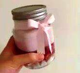 شمع عطری داخل شیشه با پارافین مایع و ژلاتین