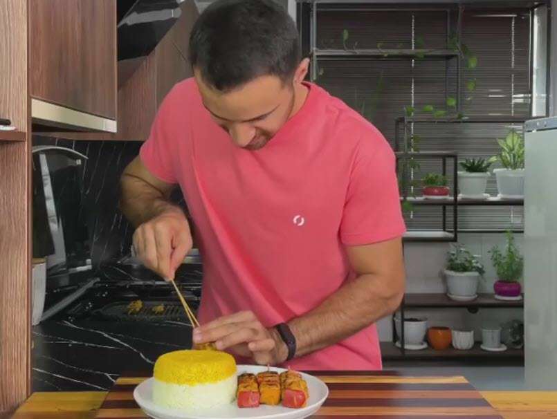 آموزش پخت ماست کباب؛ مهرداد شفیعی