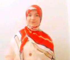 آموزش بستن روسری رنگی برای زیر چادر