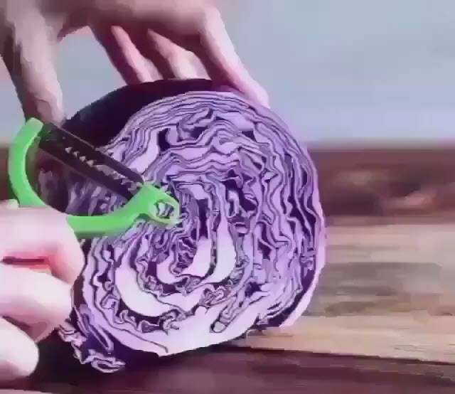 ترفند جالب خرد کردن کلم