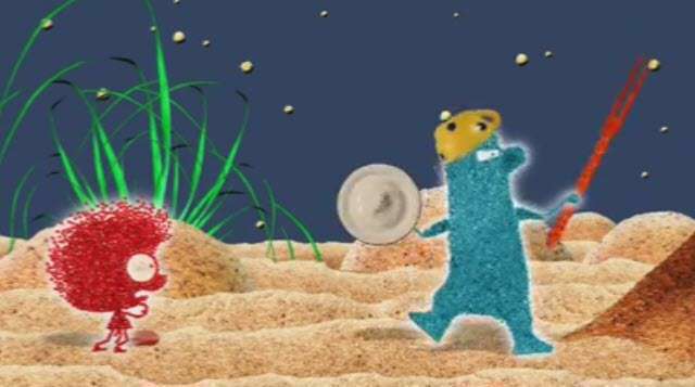 کارتون شن دونه ها؛ هشدار اژدها