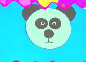 آموزش کاردستی خرس پاندا با کاغذ رنگی