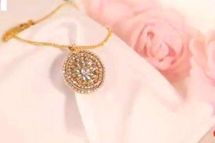 آموزش ساخت گردنبند جواهر دوزی