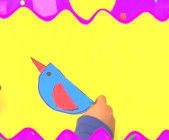 آموزش کاردستی جوجه با کاغذ رنگی