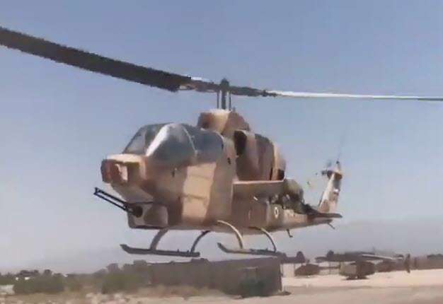 مانور زیبای هلیکوپتر کبرا