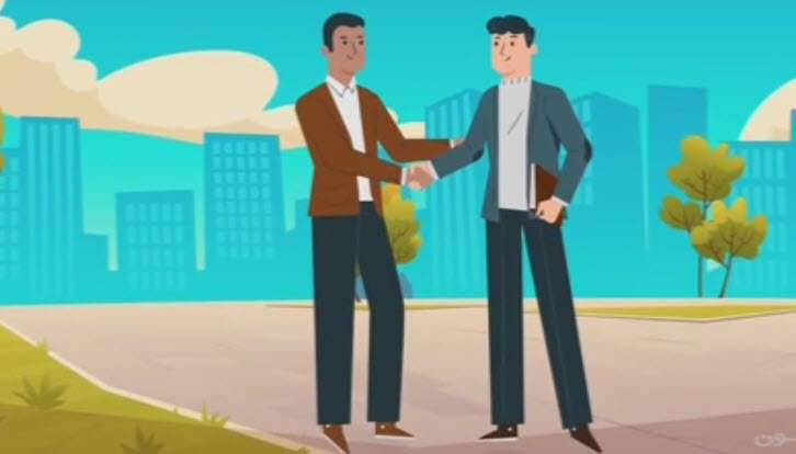 موشن گرافیک اعتماد به دیگران