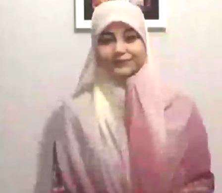 مدل بستن روسری بلند برای خواستگاری