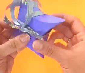 آموزش کاردستی جعبه کادو با پاپیون و مقوا