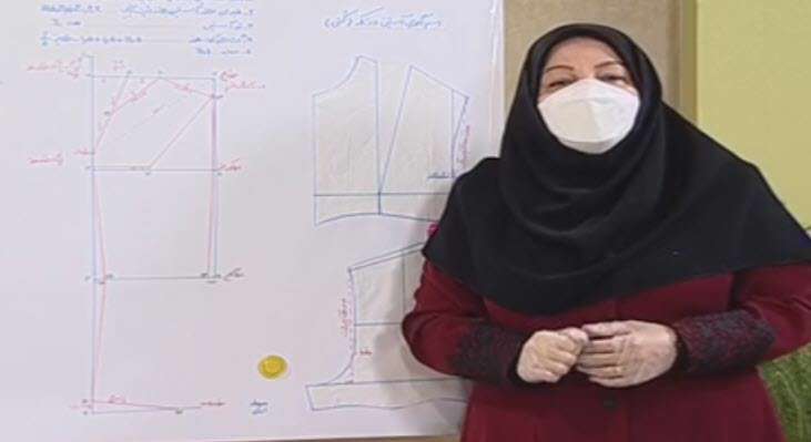 آموزش دوخت آستین دو تکه؛ خانم زرگر